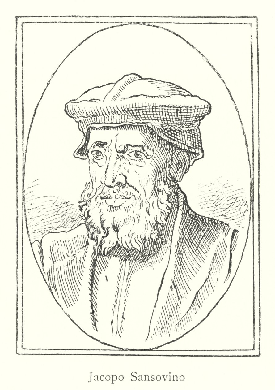 Jacopo Sansovino (engraving) by Italian School