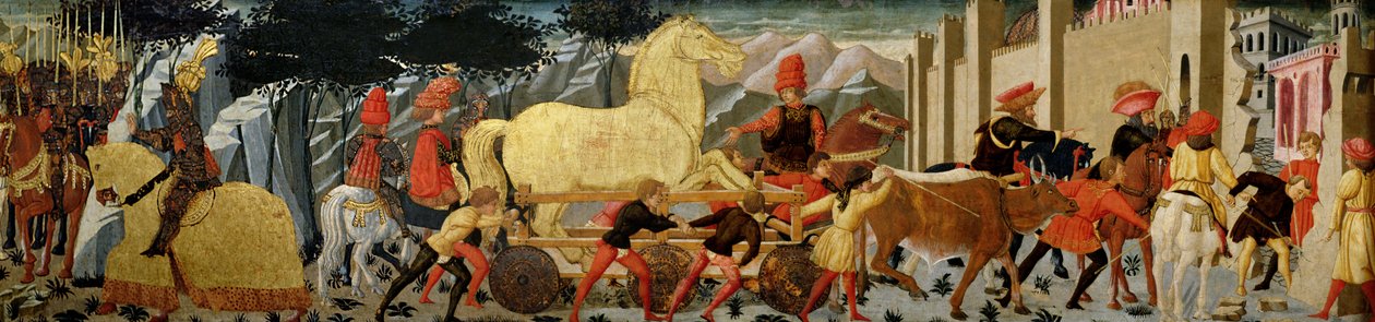 The Trojan Horse by Italian School