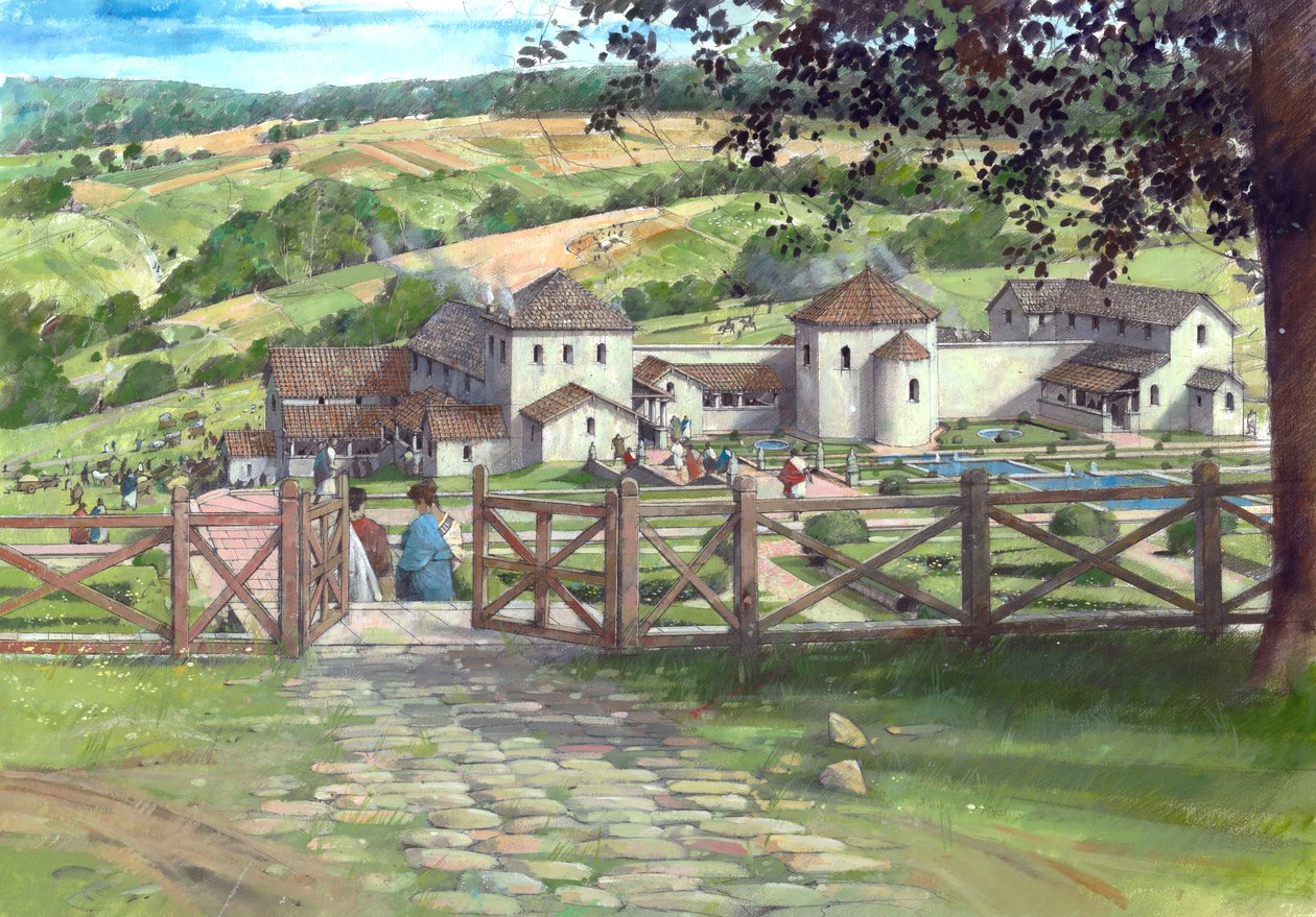 Great Witcombe Roman Villa by Ivan Lapper