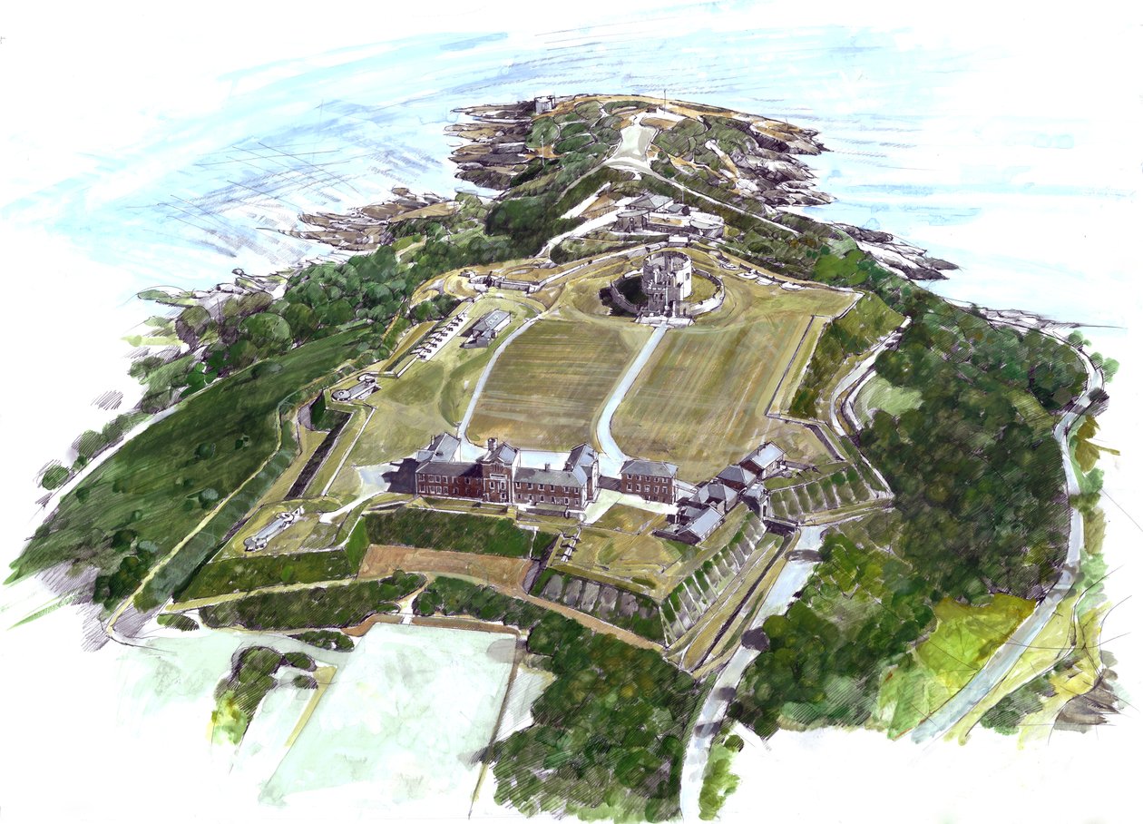 Pendennis Castle by Ivan Lapper