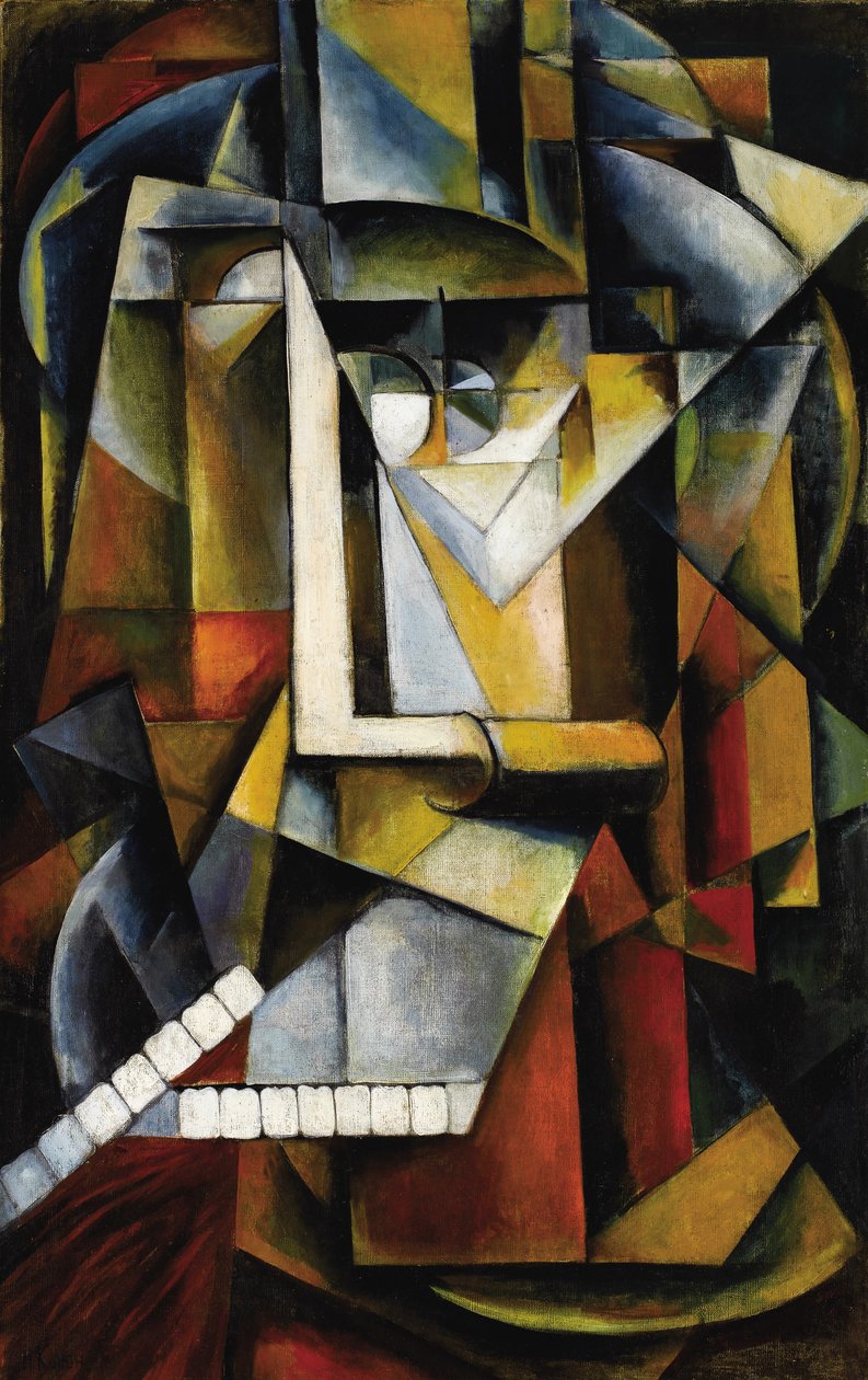 Abstract Cubist Composition by Ivan Vassilyevich Klyun