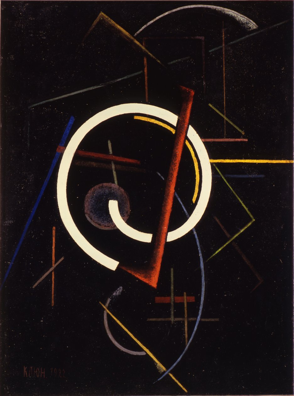 Linear Structure, 1922 by Ivan Vassilyevich Klyun