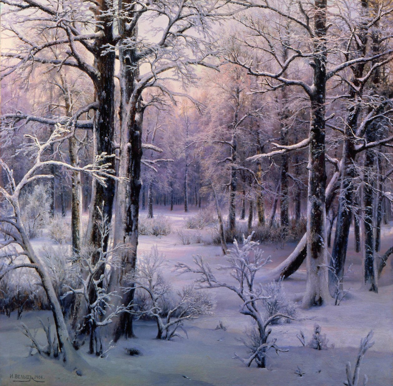 Hoarfrost, 1906 by Ivan Velz