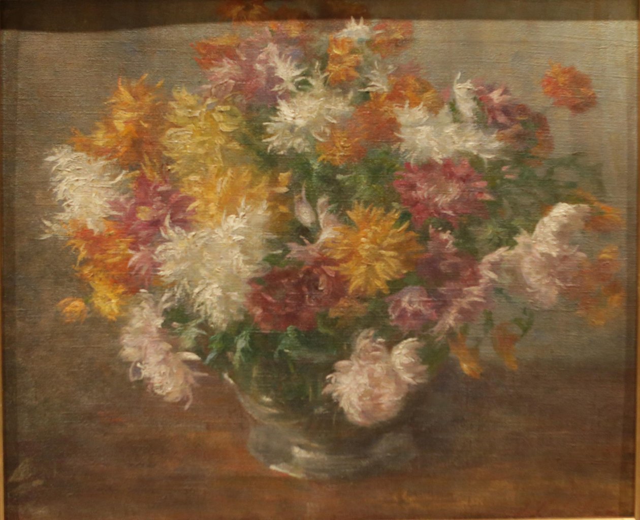 Chrysanthemums by Ivana Kobilca