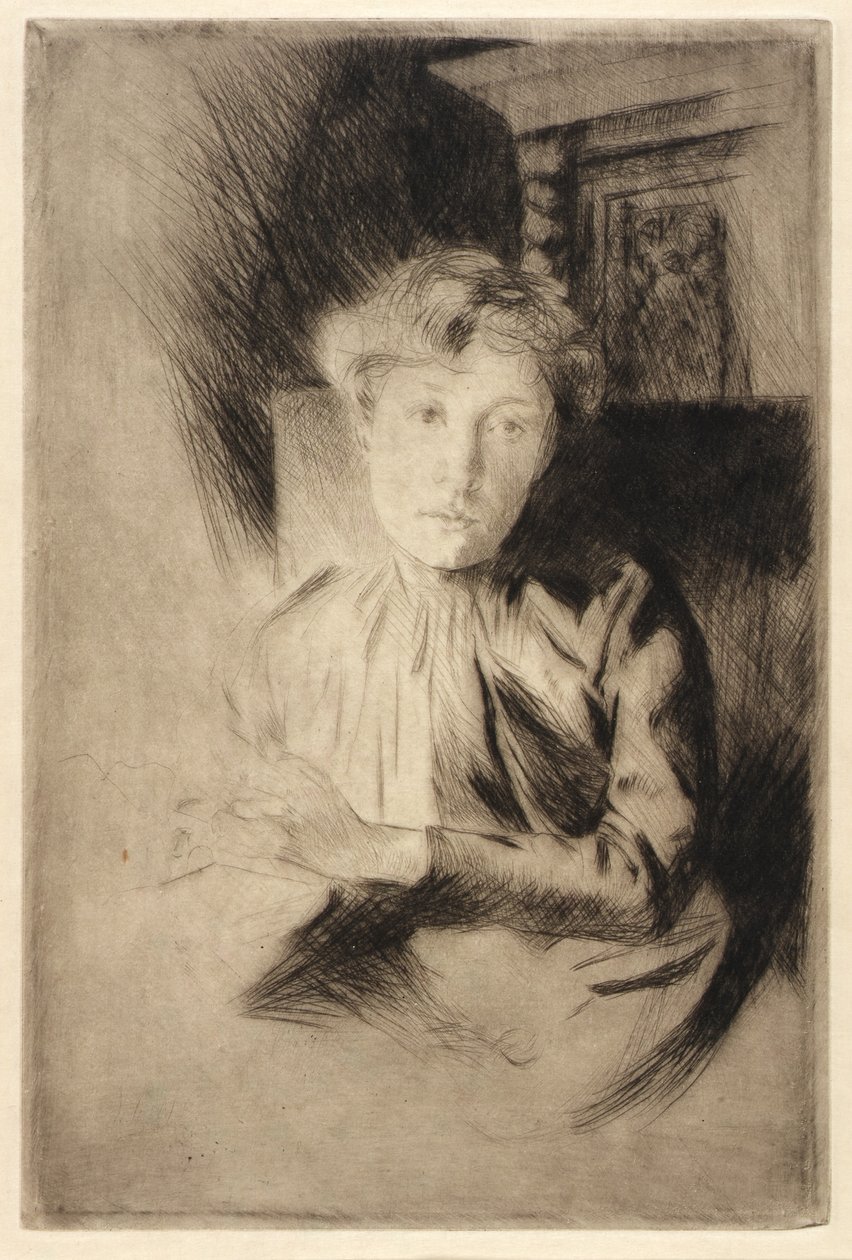 By Candlelight by J. Alden Weir