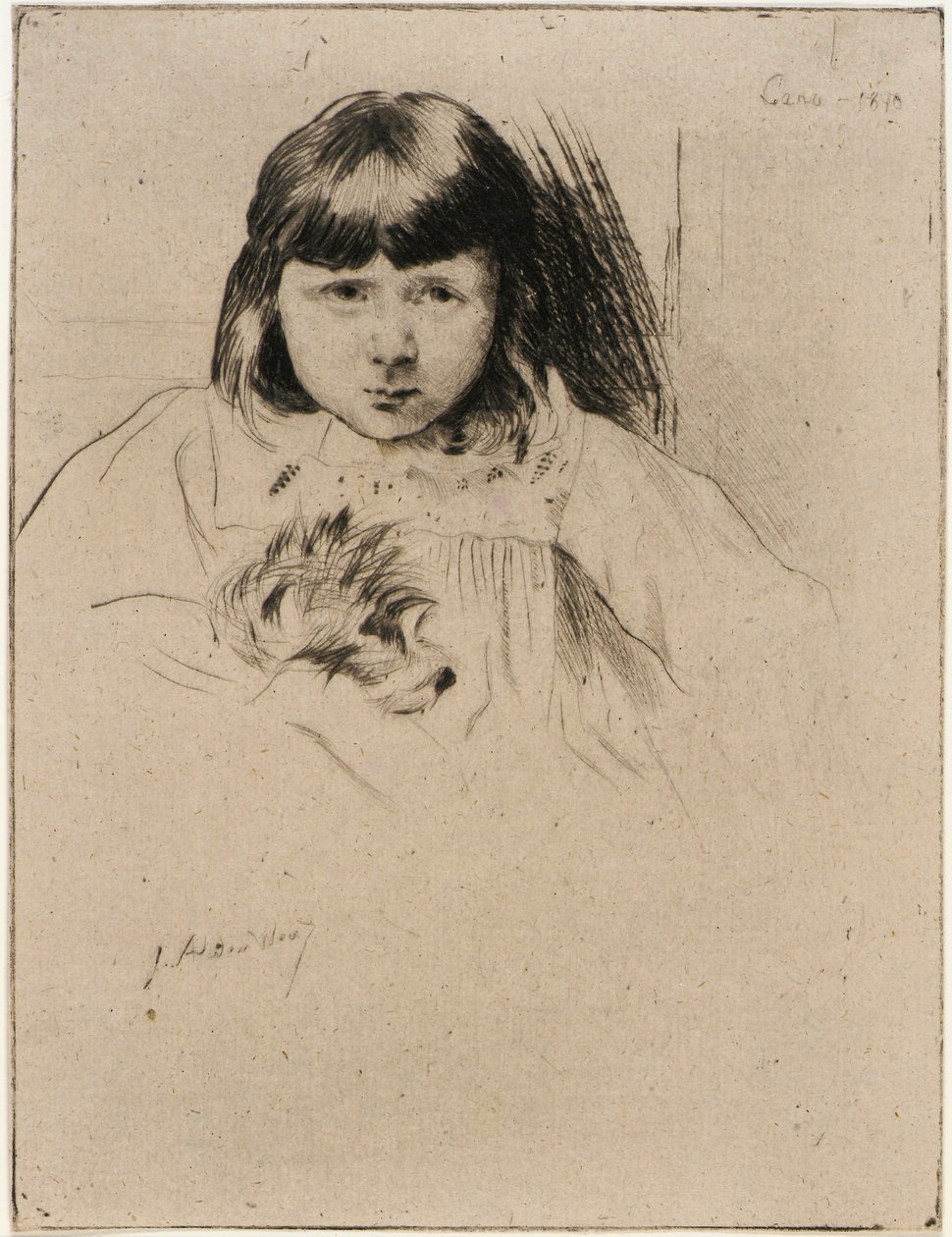 Gyp and the Gipsy by J. Alden Weir
