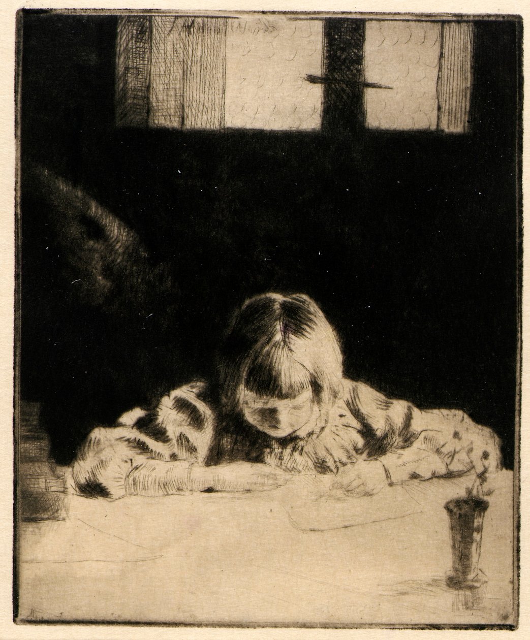 The Little Student by J. Alden Weir