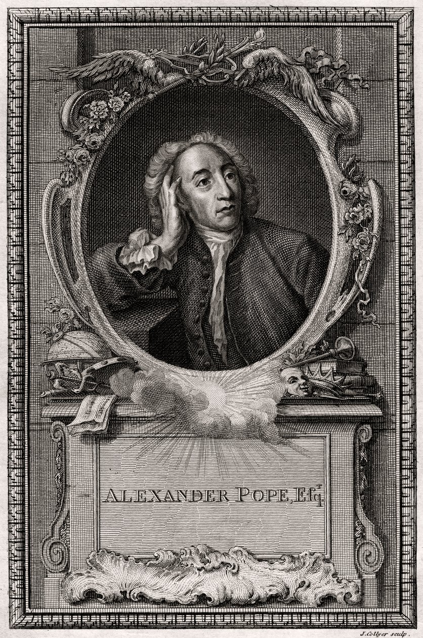 Alexander Pope by J. Collyer