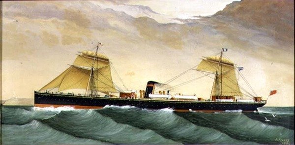United States Mail Boat by J. Kinney