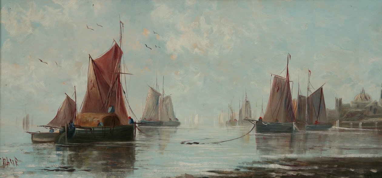 Fishing Boats by J. Racie