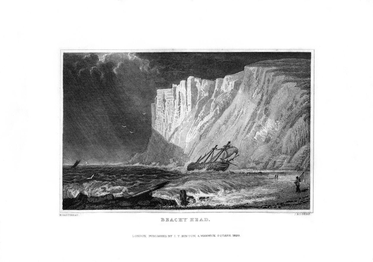 Beachy Head, East Sussex by J. Rogers