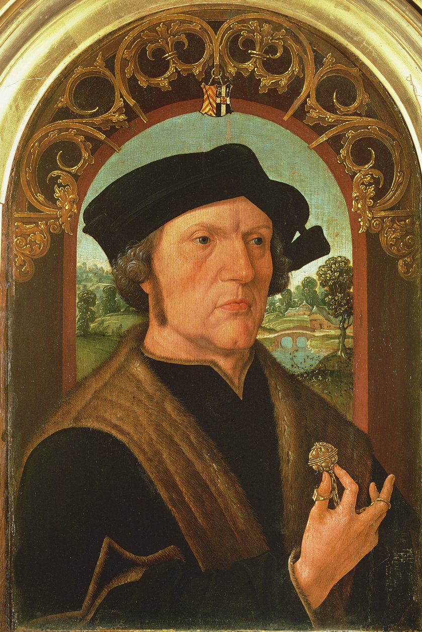 Portrait of a Man in Front of a Window by Jacob Cornelisz