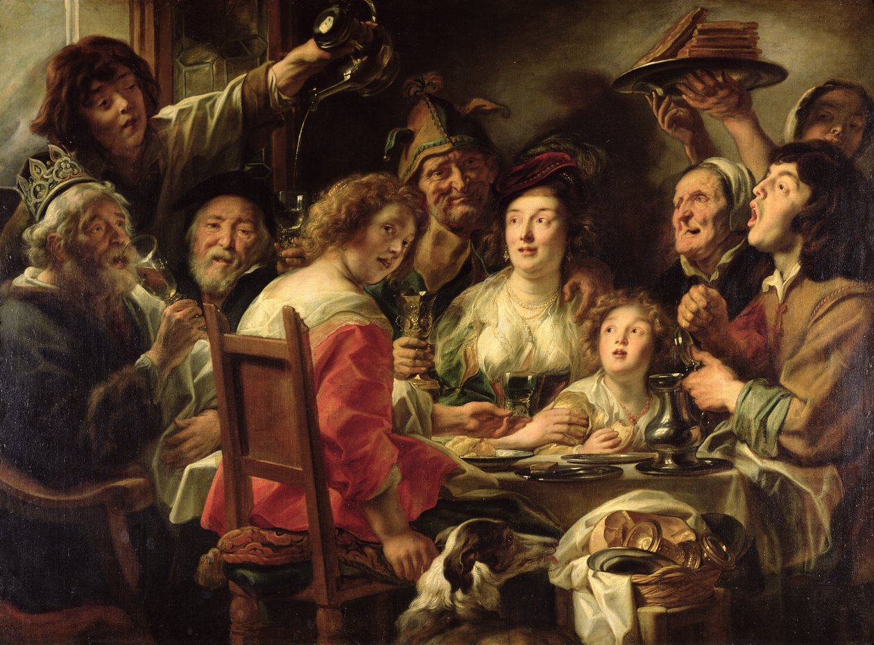 The King Drinks by Jacob Jordaens