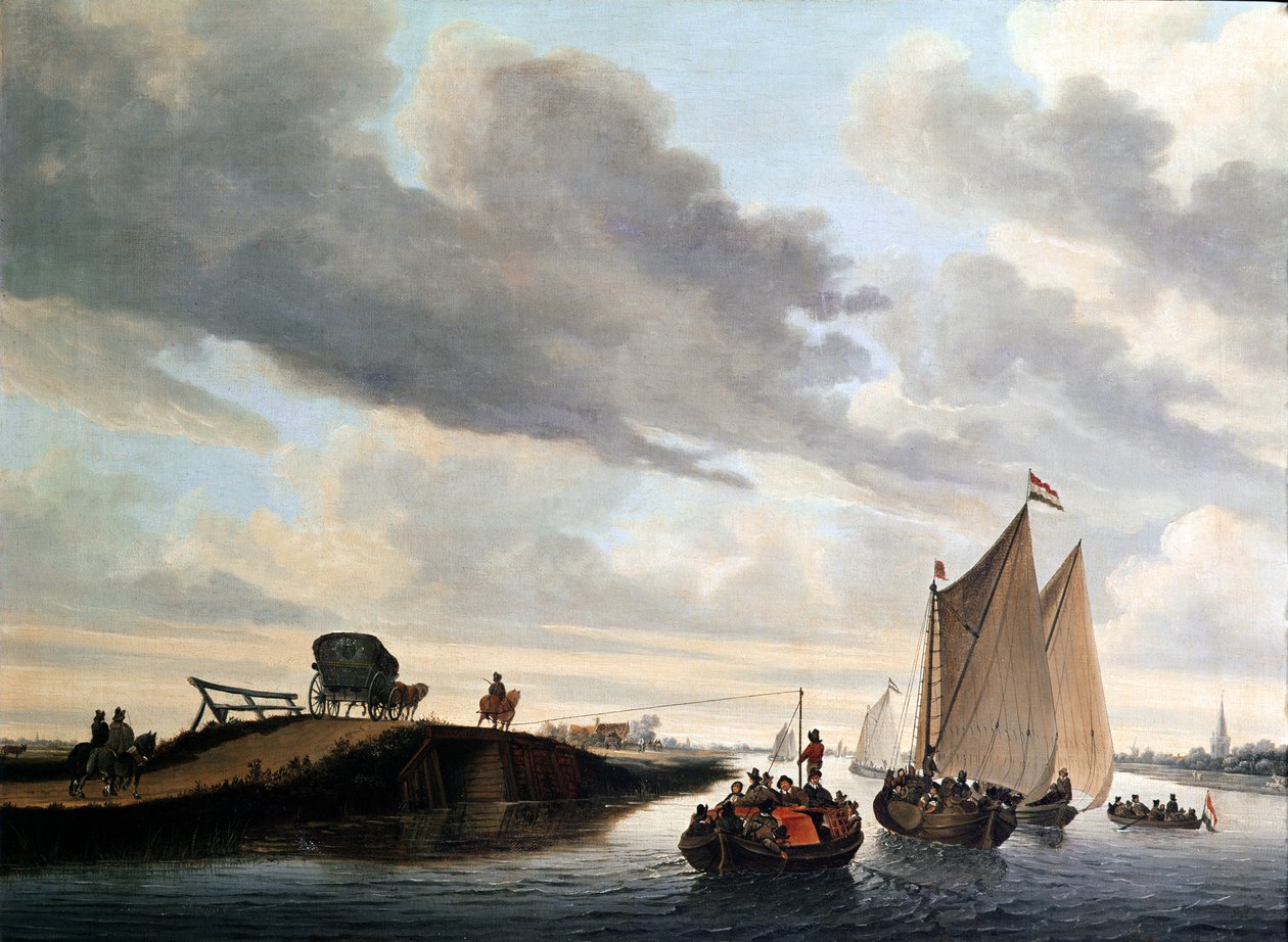 The Water Coach by Jacob van Ruisdael