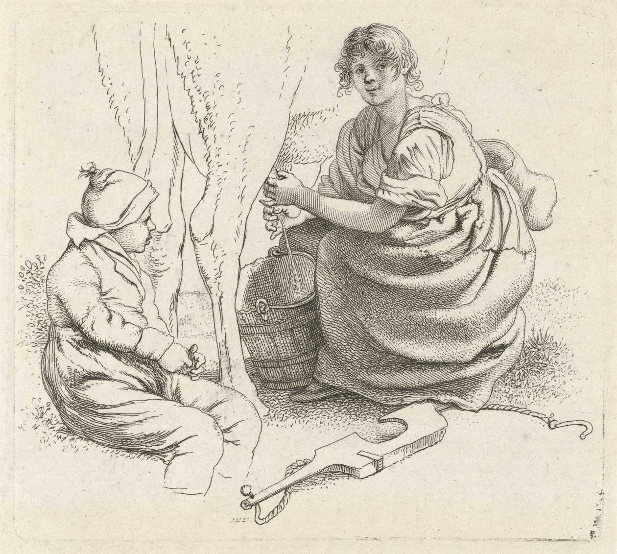 Milking Woman by Jacob Ernst Marcus