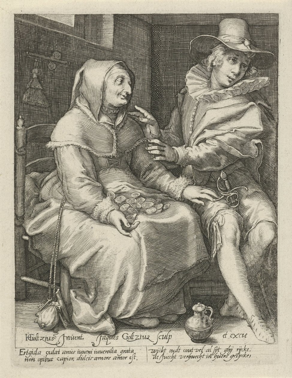 Unequal Love by Jacob Goltzius (II)