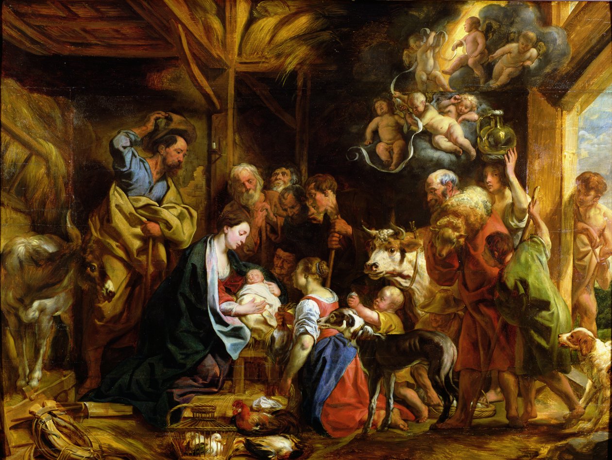 The Nativity by Jacob Jordaens