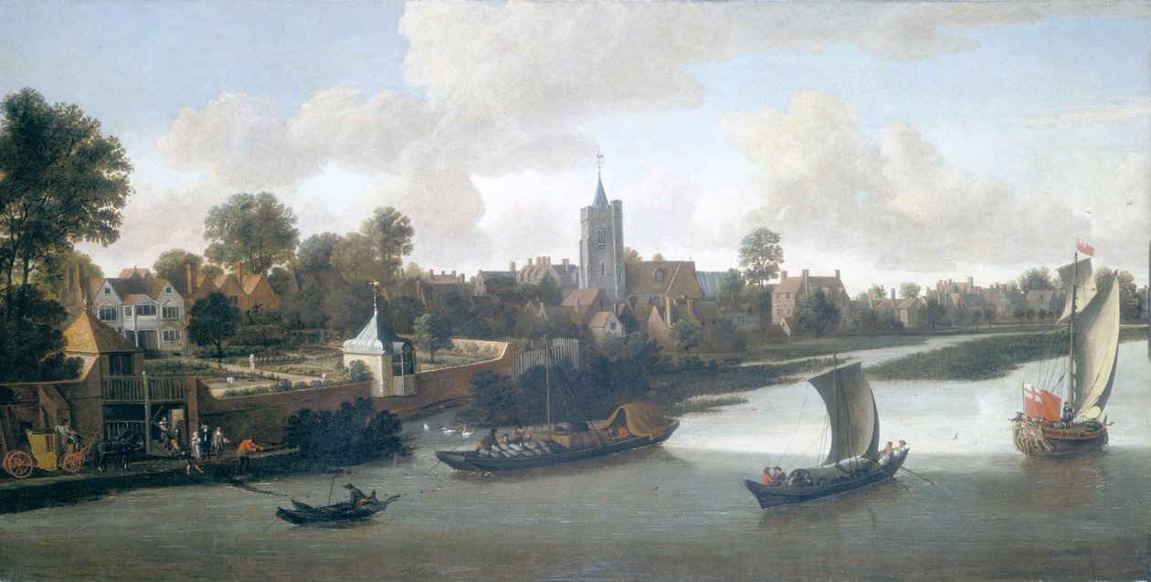 Chiswick from the River by Jacob Knyff