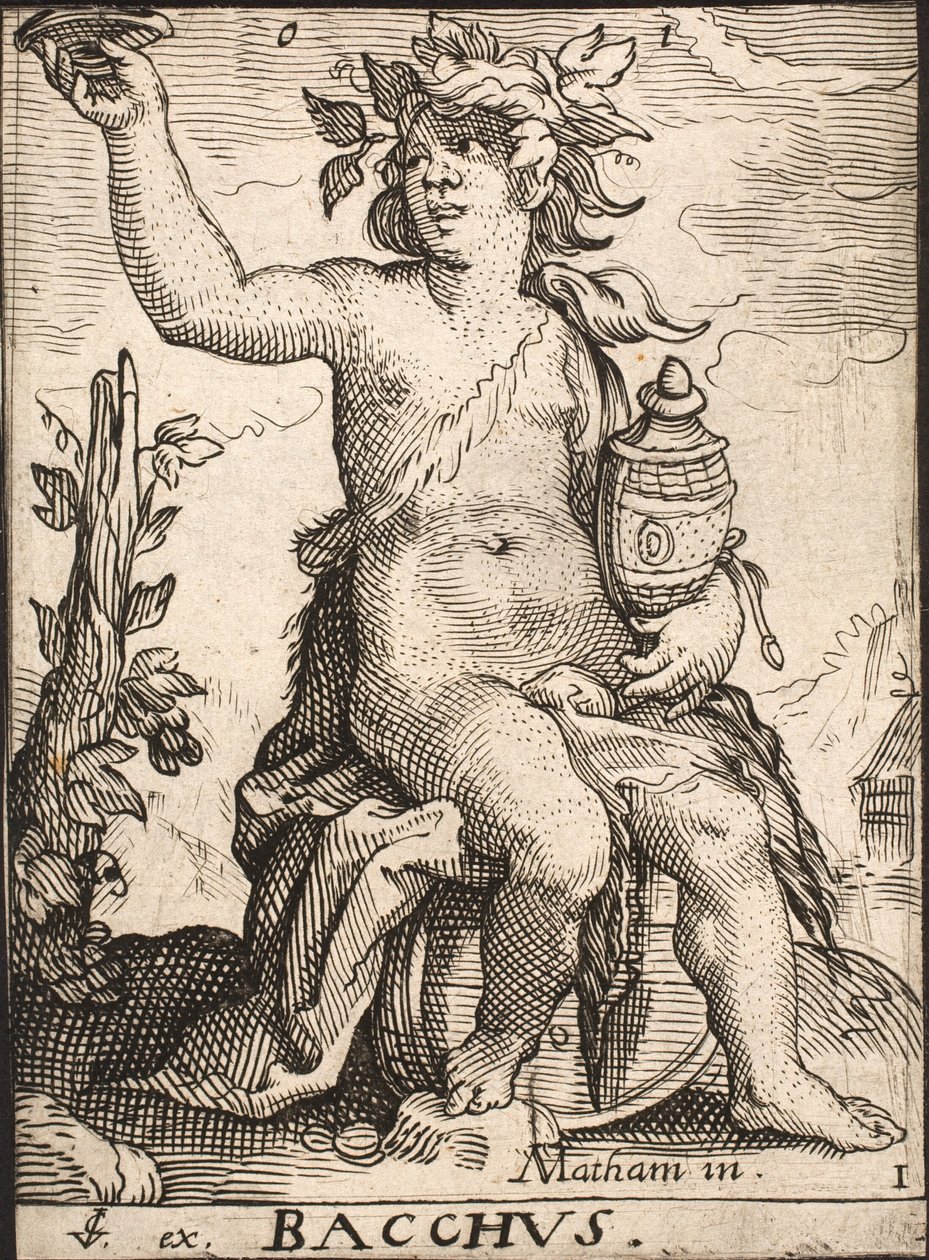 Bacchus by Jacob Matham