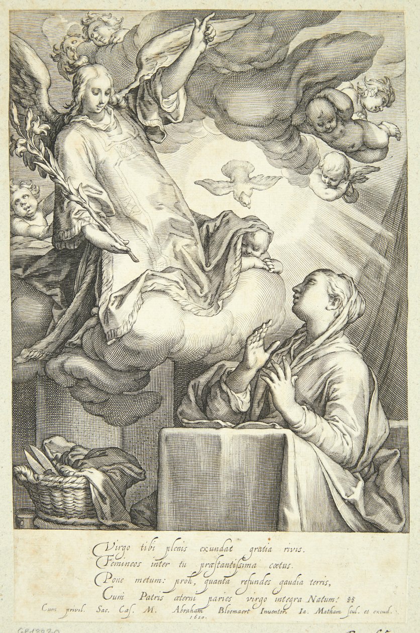 The Annunciation by Jacob Matham