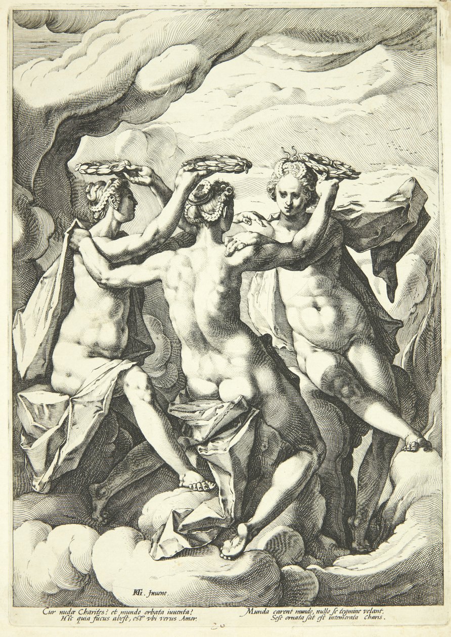 The Three Graces by Jacob Matham