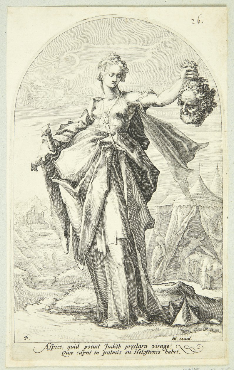 Judith by Jacob Matham