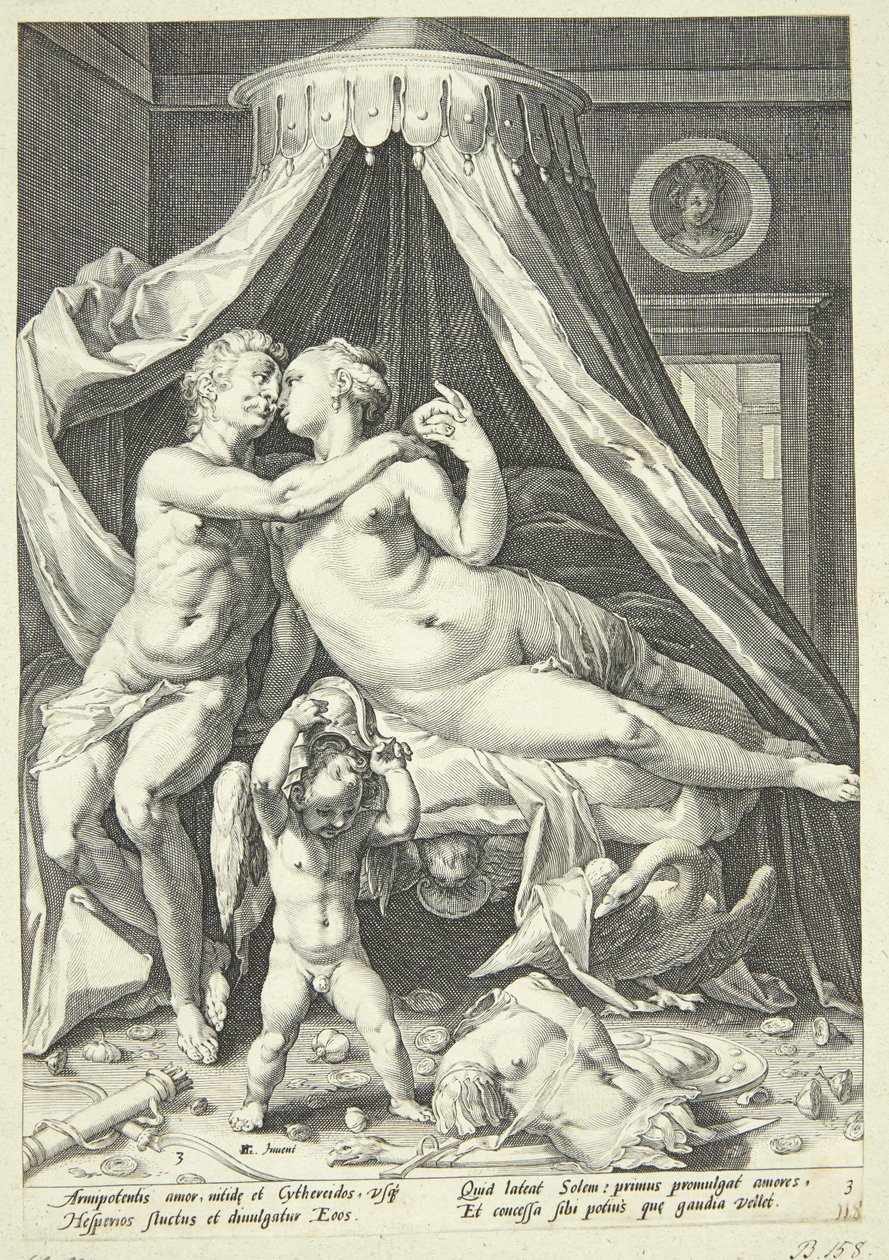 Mars and Venus by Jacob Matham