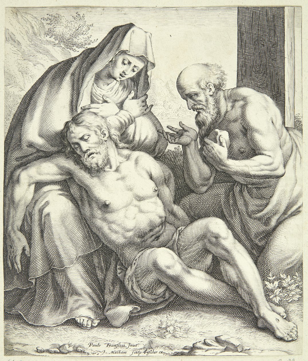 Pietà by Jacob Matham