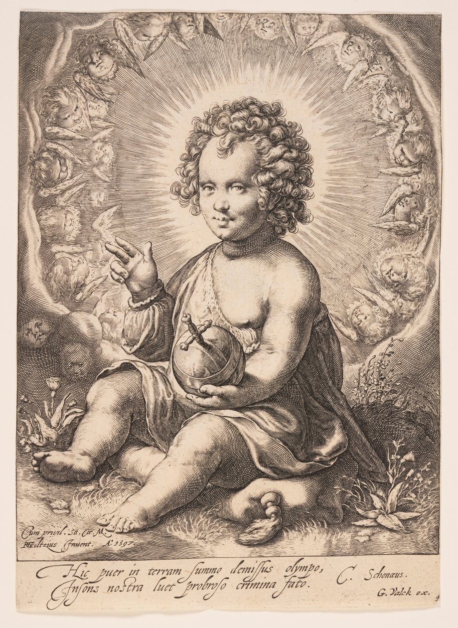 Salvator Mundi by Jacob Matham