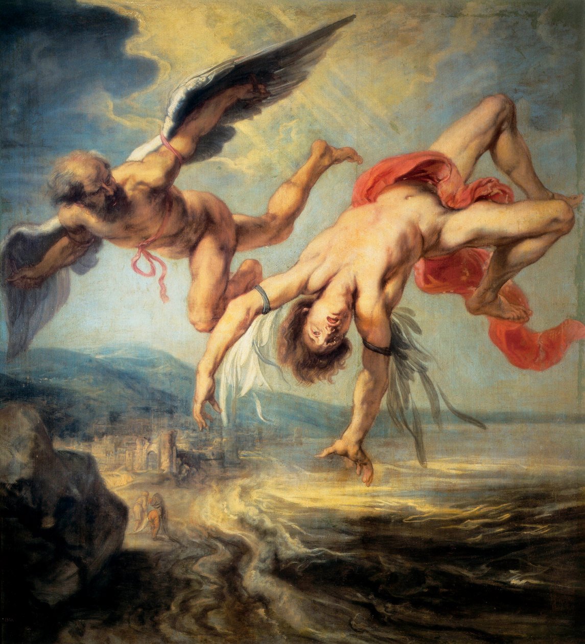 The Fall of Icarus by Jacob Peter Gowy