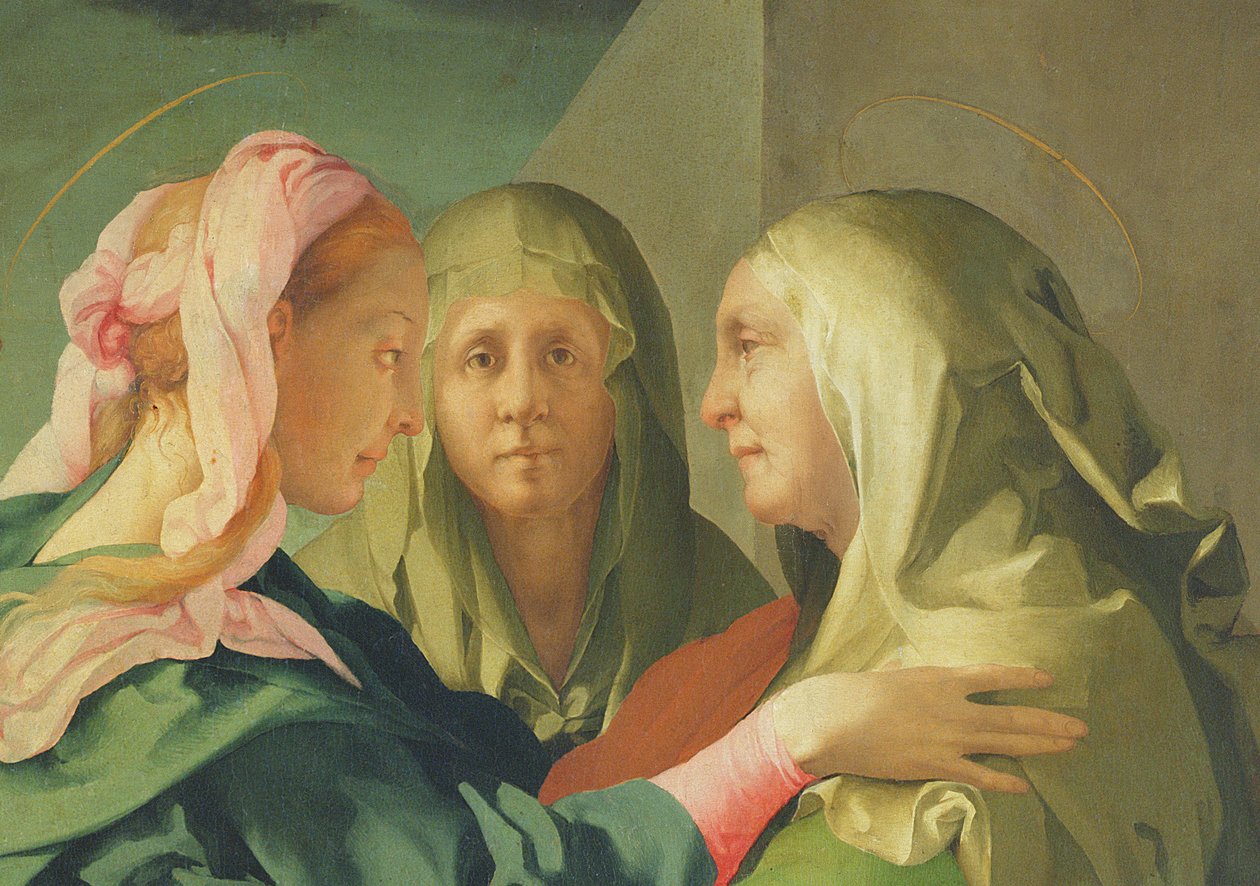 The Visitation, 1528-30 (detail) by Jacopo Pontormo