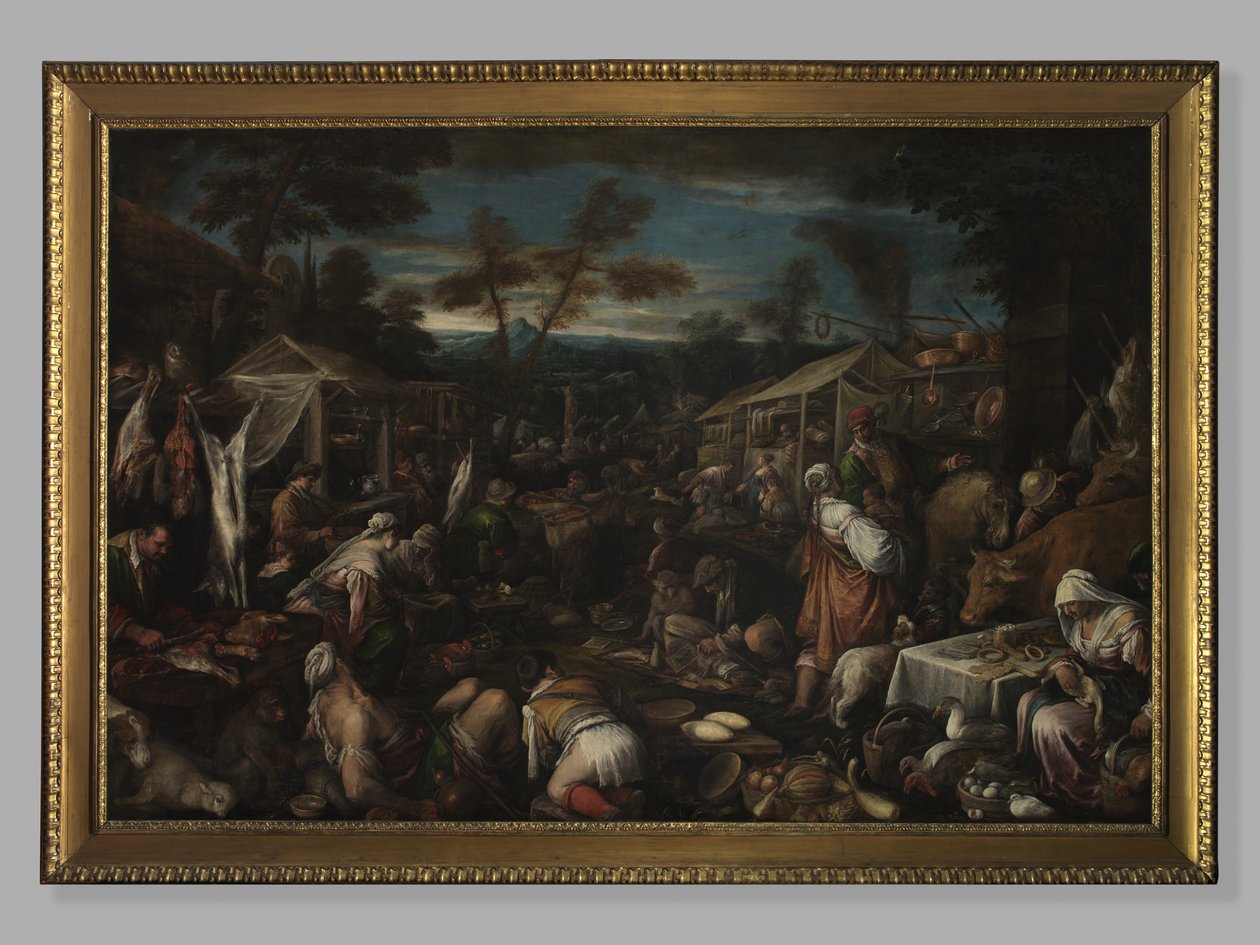 The Great Market by Jacopo Bassano