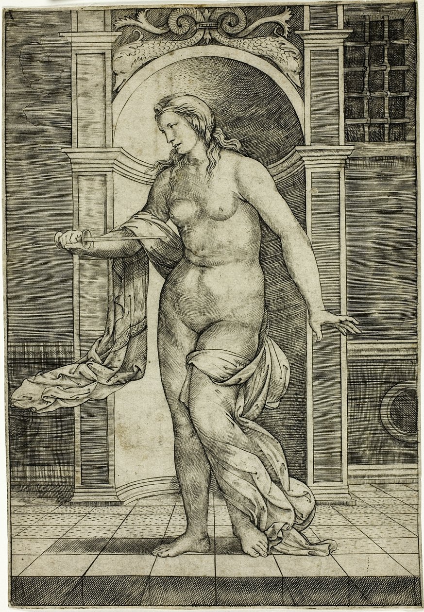 Lucretia by Jacopo Francia