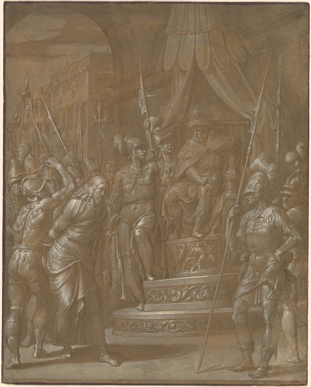 Christ before Herod by Jacopo Ligozzi