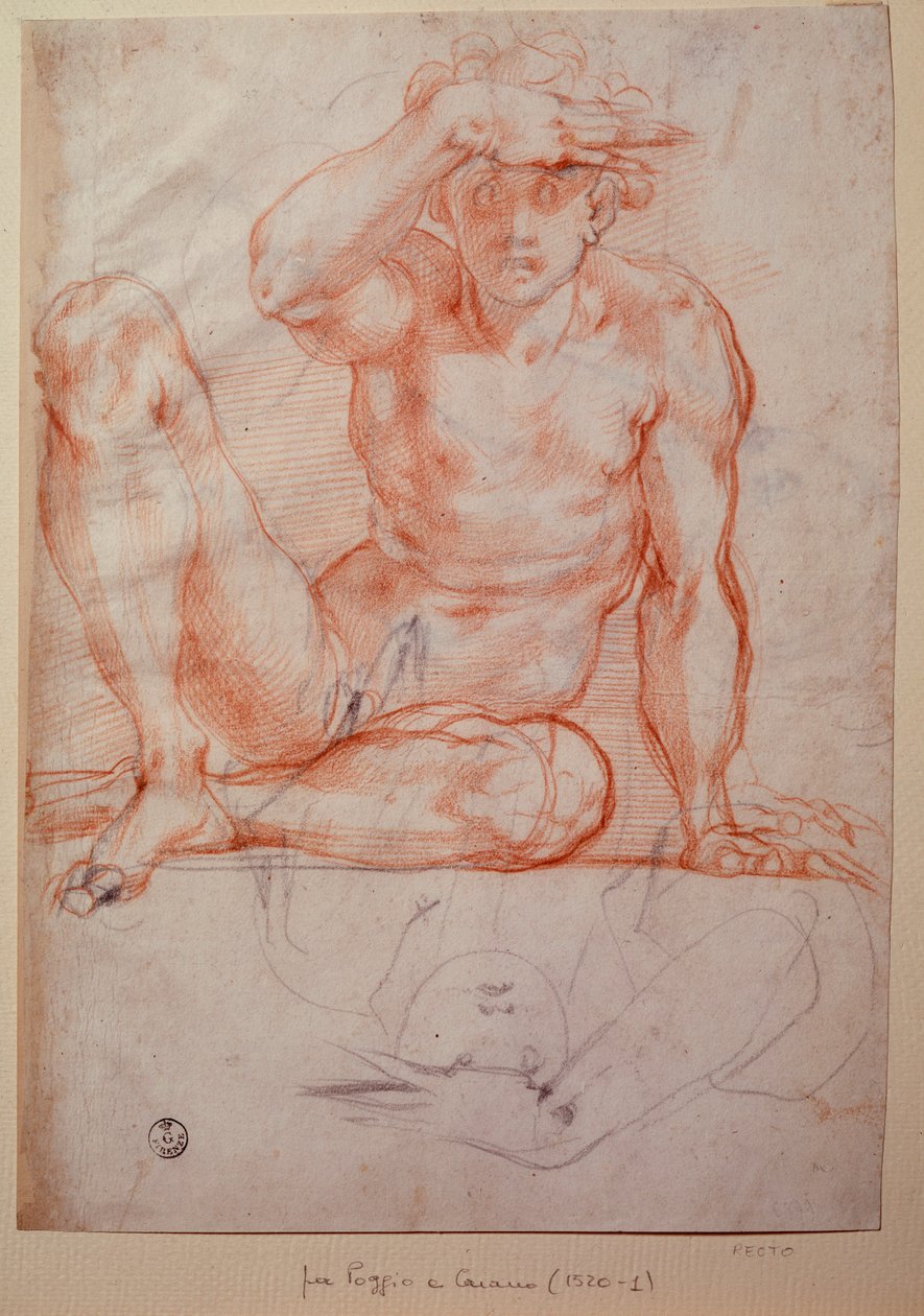 Naked Man by Jacopo Pontormo