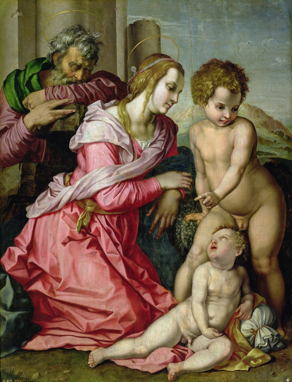 The Holy Family by Jacopo Pontormo