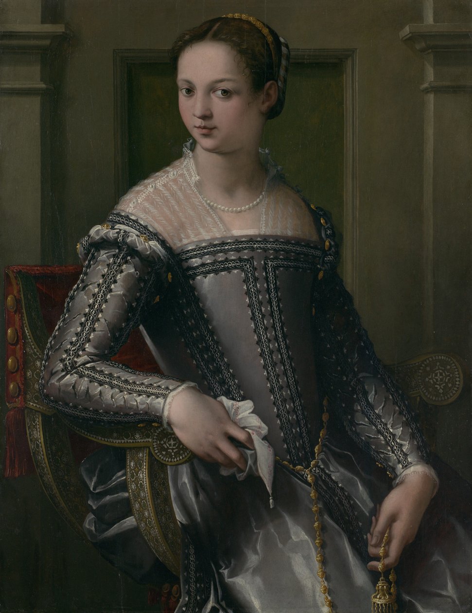 Portrait of a Woman by Jacopo Zucchi