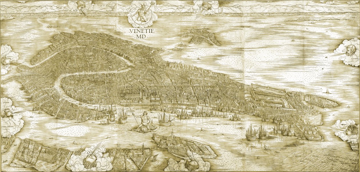 View of Venice by Jacopo de Barbari