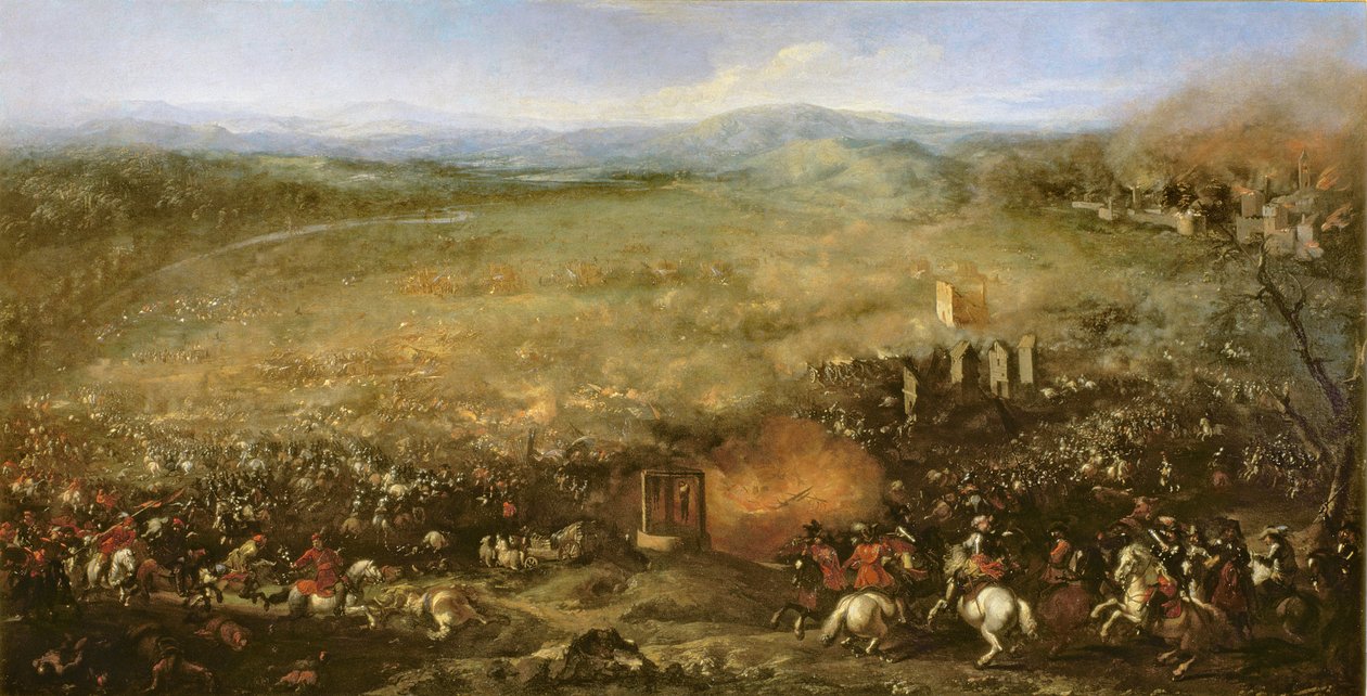 The Battle of Lutzen in 1632 by Jacques Courtois