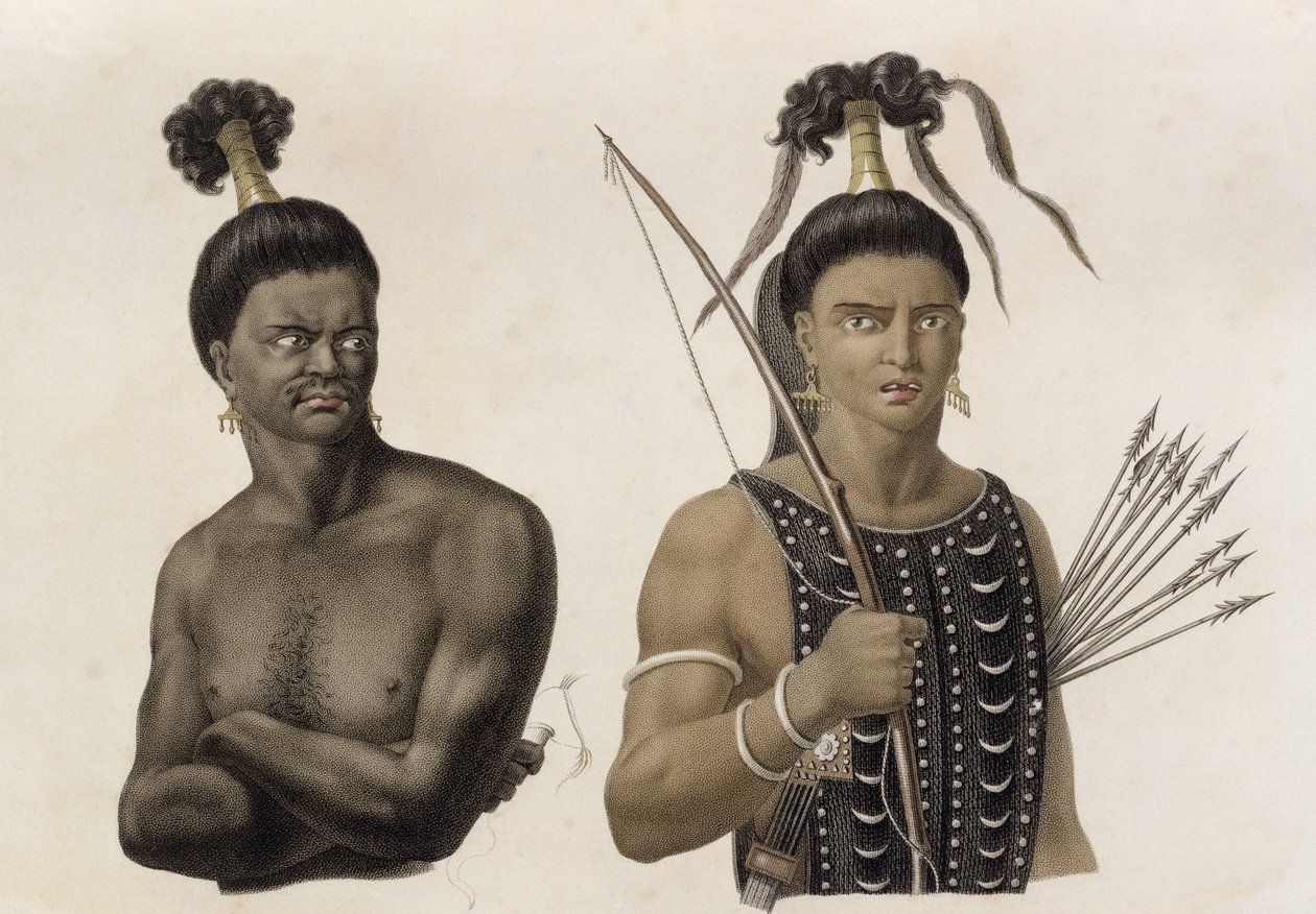 Natives of the Island of Ombai (from 