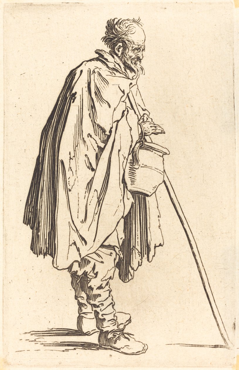 Beggar with Pot, c.1622 by Jacques Callot