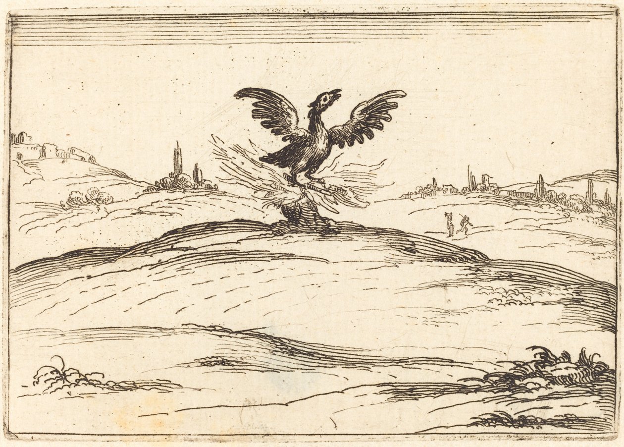 Burning Phoenix by Jacques Callot