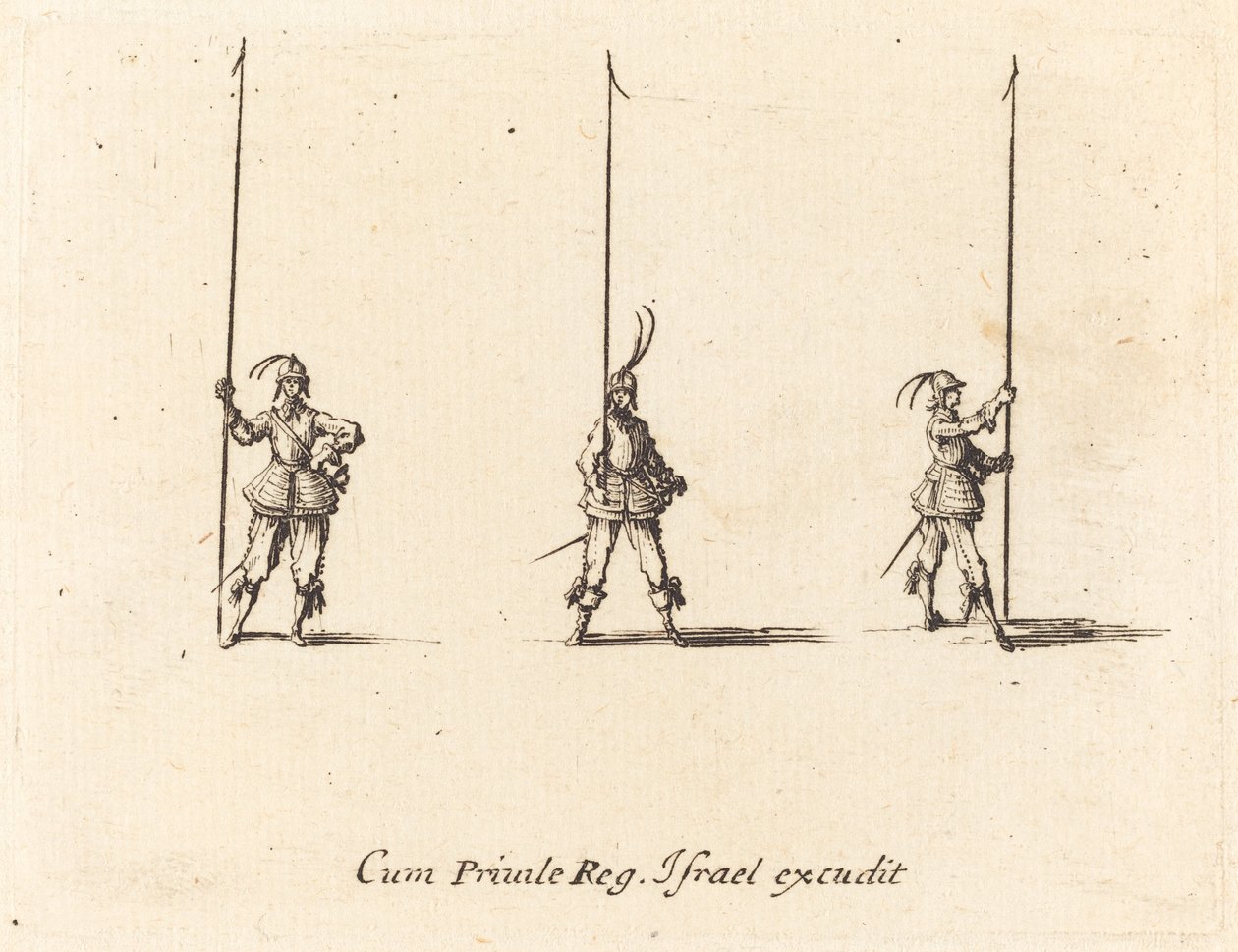 Drill with Raised Pikes by Jacques Callot