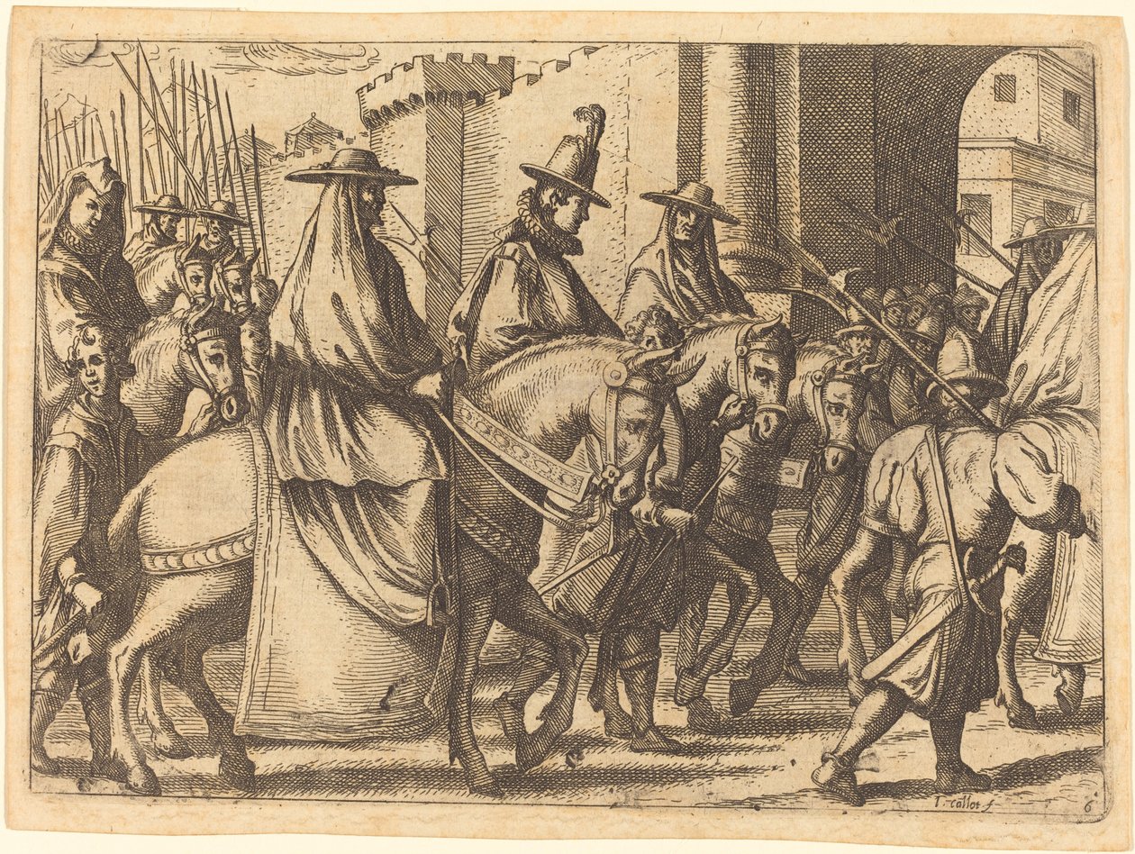 Entry into Ferrara by Jacques Callot