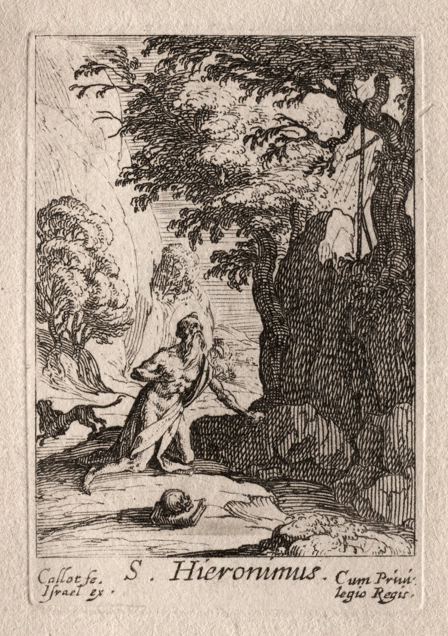 The Penitents: St. Jerome by Jacques Callot