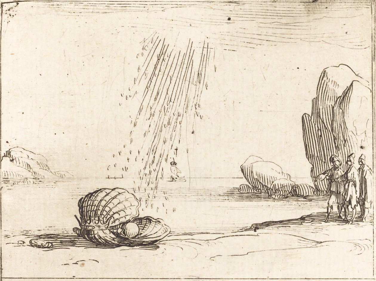 Oyster with Pearl by Jacques Callot