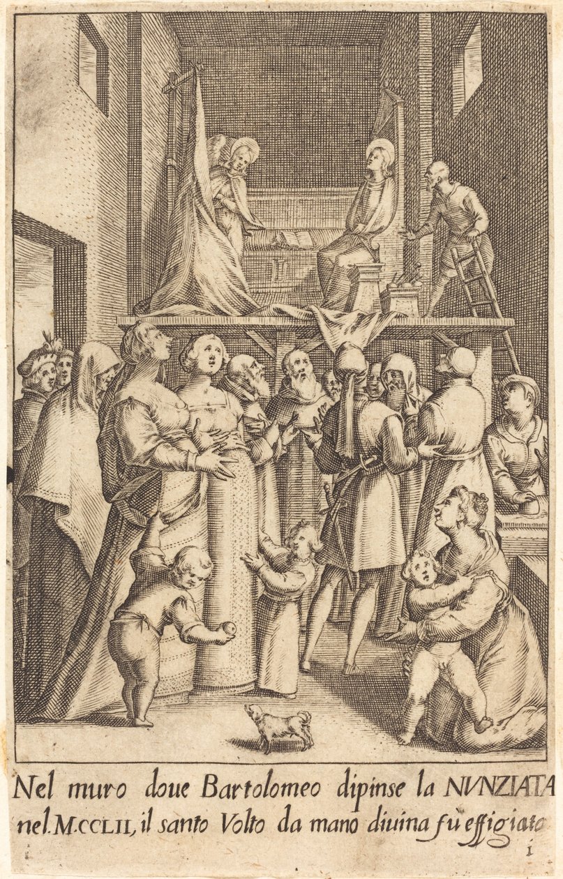 The Annunciation by Jacques Callot