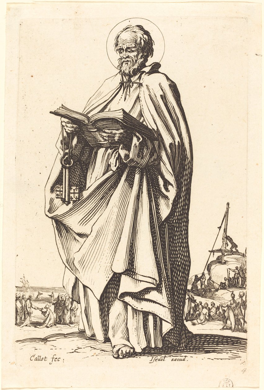 Saint Peter by Jacques Callot