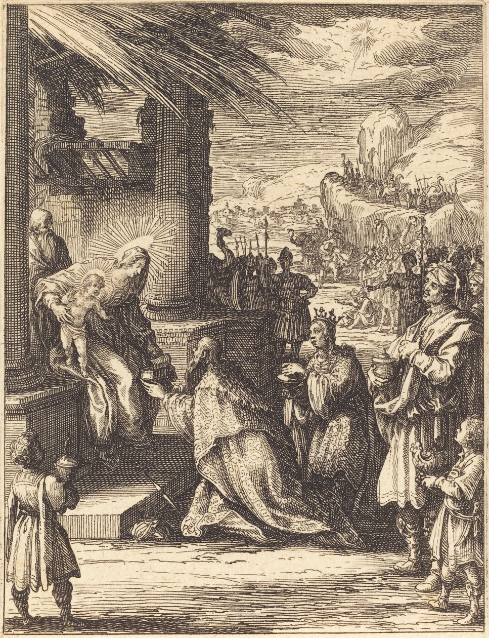 The Adoration of the Magi by Jacques Callot