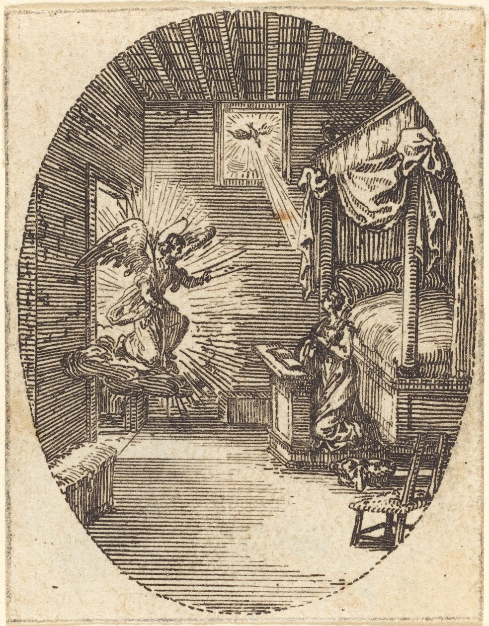 The Annunciation by Jacques Callot